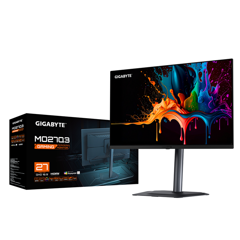 Gigabyte mo27q3 27" &omicron;&theta;ό&nu;&eta; qd-OLED 360hz 2560x1440-null