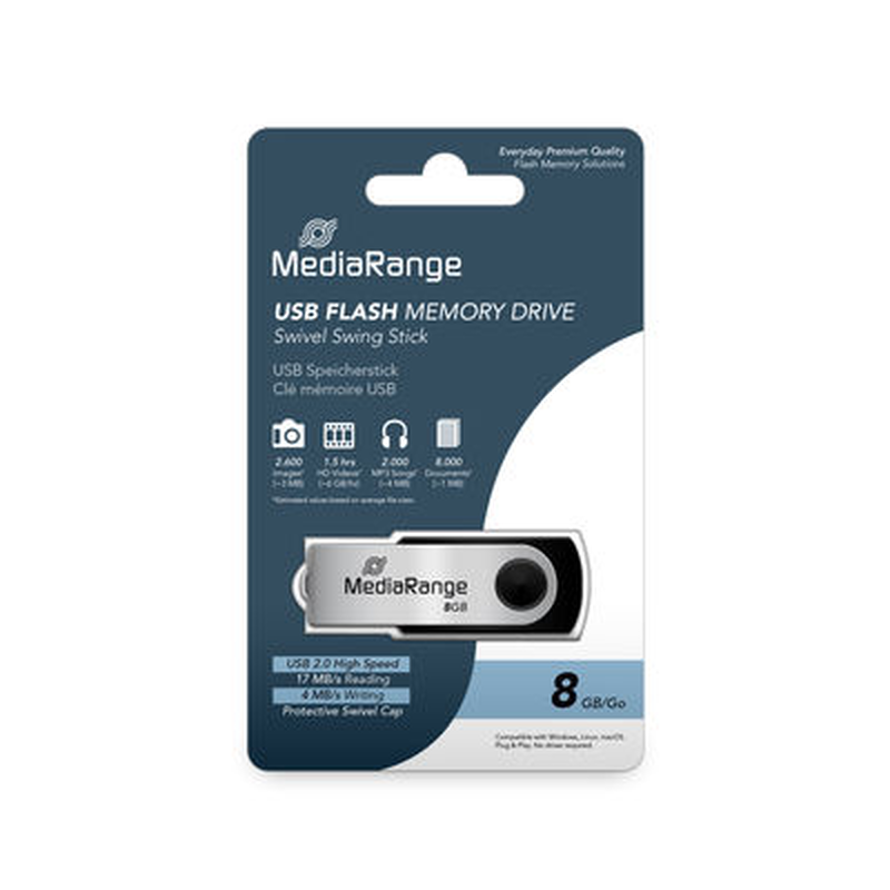 Mediarange USB flash drive 8GB-null