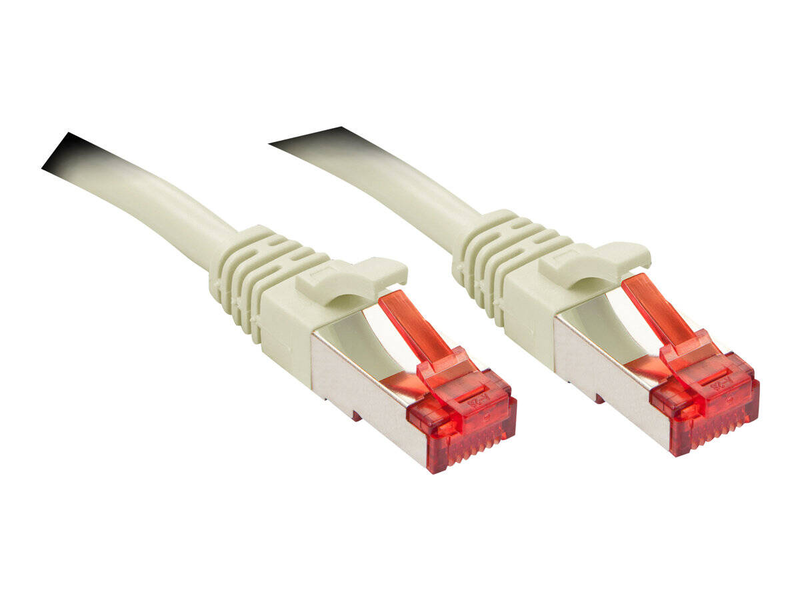 Lindy - patch cable - rj-45 (m) to rj-45 (m) - 5 m - sftp, pimf - cat 6e - molded, snagless, stranded - grey-null