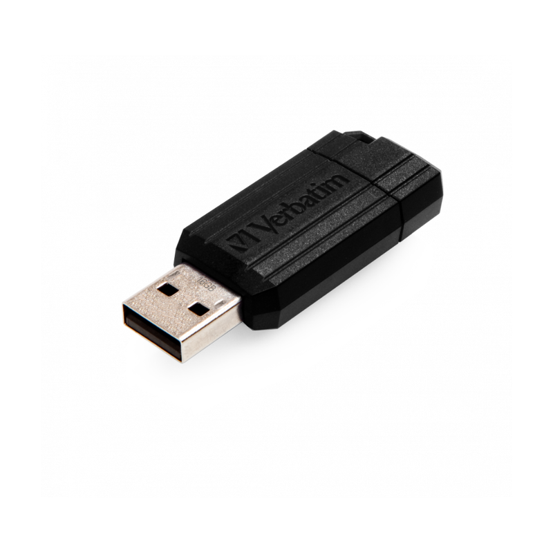 Verbatim pinstripe USB 2.0 drive 16GB - black, , medium-null