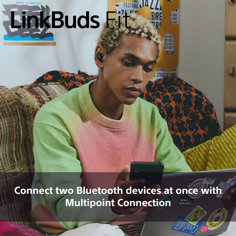 Sony in-ear &alpha;&sigma;ύ&rho;&mu;&alpha;&tau;&alpha; &alpha;&kappa;&omicron;&upsilon;&sigma;&tau;&iota;&kappa;ά &psi;&epsilon;ί&rho;&epsilon;&sigmaf; linkbuds fit-null