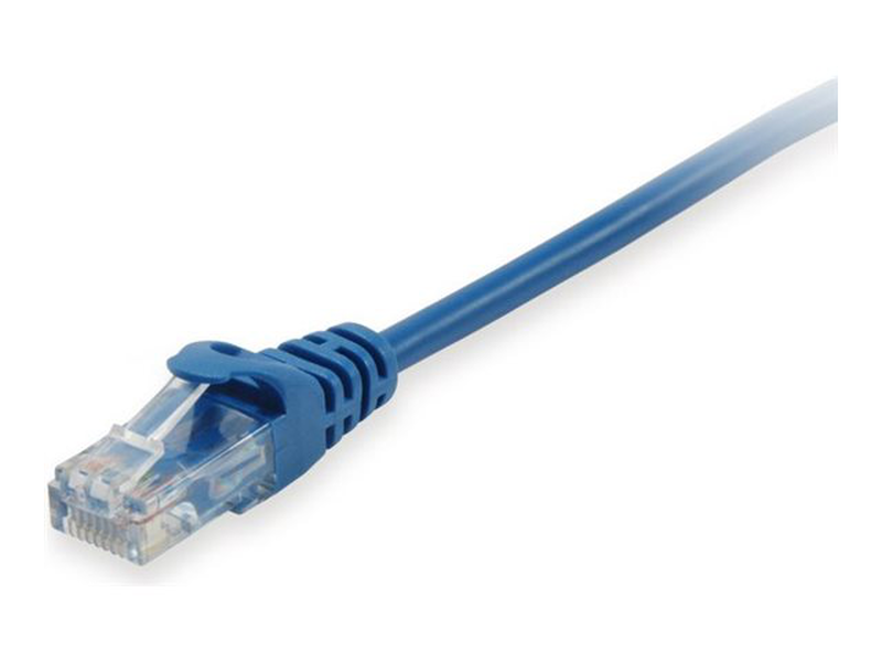 Equip - patch cable - rj-45 (m) to rj-45 (m) - 25 cm - u/utp, unshielded - cat 6a - halogen-free, stranded, molded - blue-null