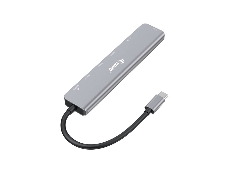 Equip 133494 USB-c 7-in-1 multiport adapter HDMI 4k 3x USB-a sd microsd 100w pd-null