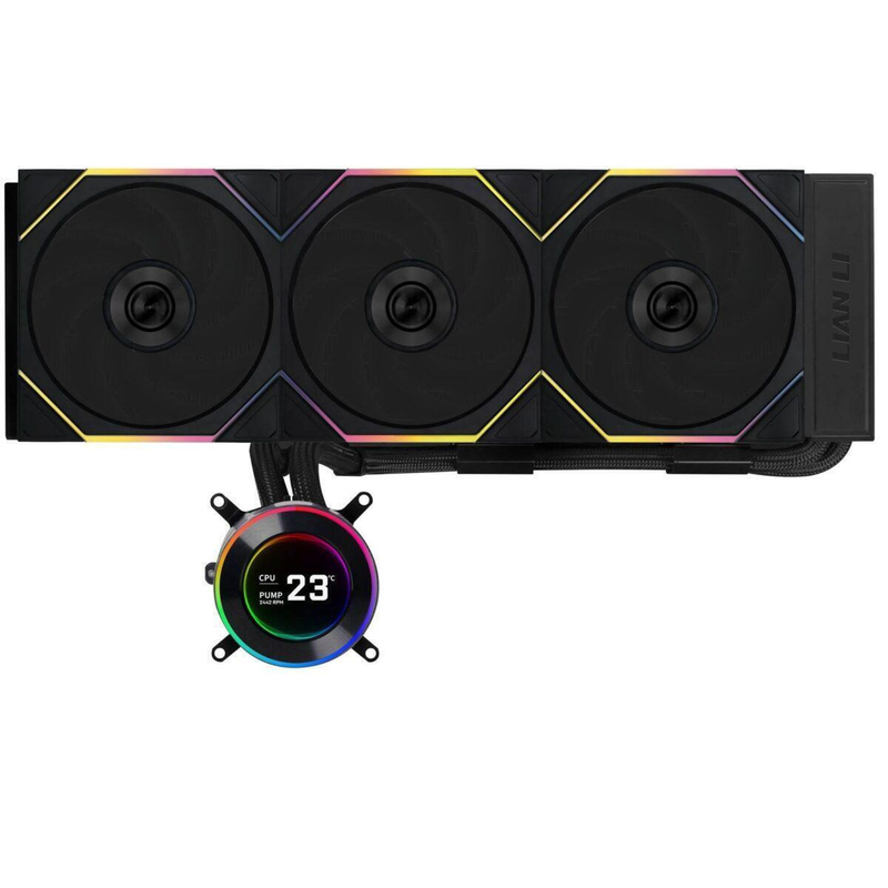 Lian li hydroshift II lcd-c 360 rgb tl fan aio CPU liquid cooler-null