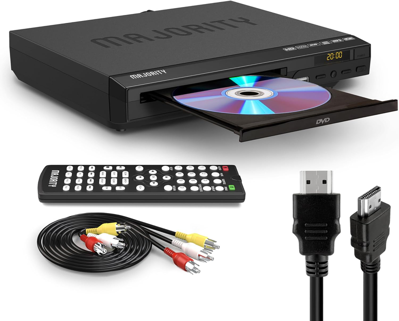 Product image: Majority dvd player for TV HDMI and rca ports multi region slim with rc, , medium-null