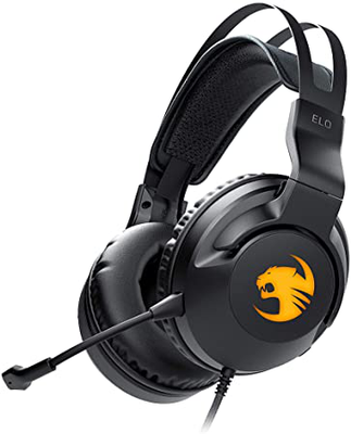 Roccat elo 7.1 USB rgb gaming headset for pc black