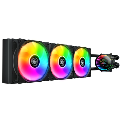 Cougar poseidon elite 360 argb liquid cooling black, , medium