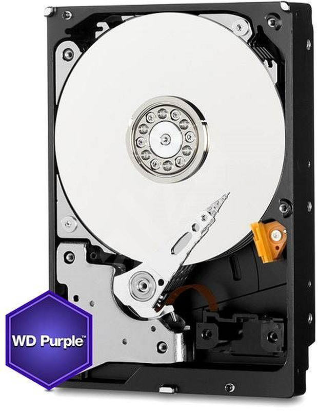 Wd 6TB purple surveillance HDD - sata 6GB/s, 64 mb-null