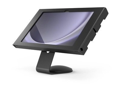 Compulocks galaxy tab a9+ apex enclosure core stand, powder coated, black, 14 cm x 6 cm x 10 cm, , medium