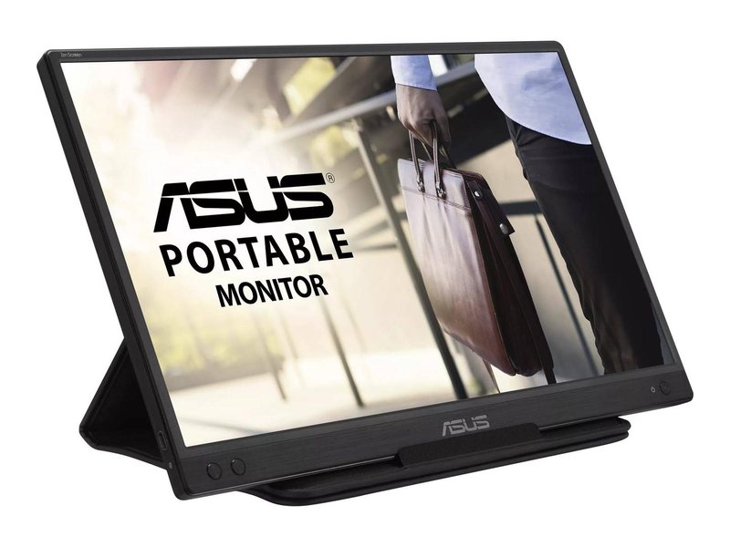Asus zenscreen mb166c 15.6" full HD 1920&times;1080 ips USB-c portable monitor 60hz 5ms anti-glare eye care black-null