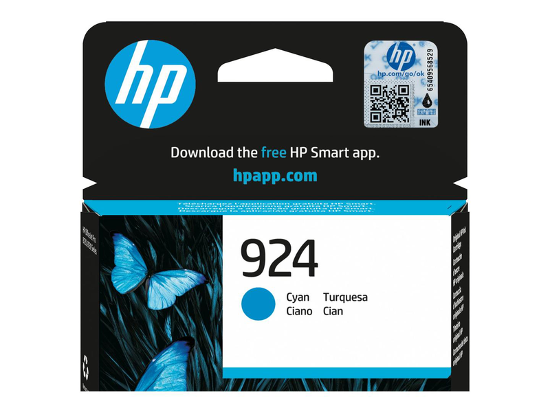 Hp 924 - cyan - original - officejet - ink cartridge | 4k0u3ne, , medium-null