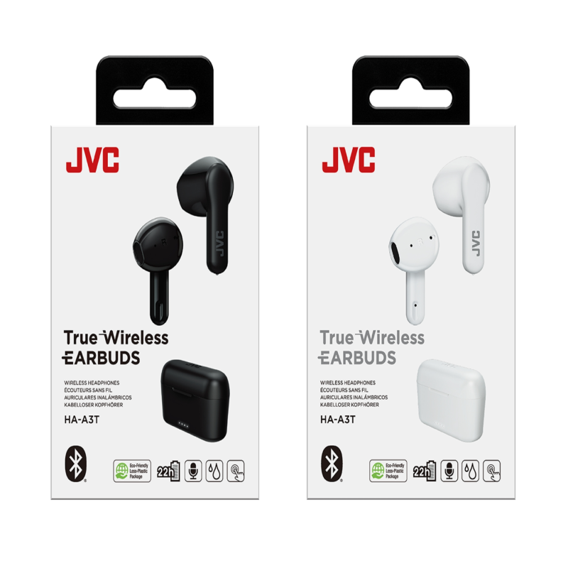 Bluetooth handsfree earbuds jvc ha-a3t true wireless-null