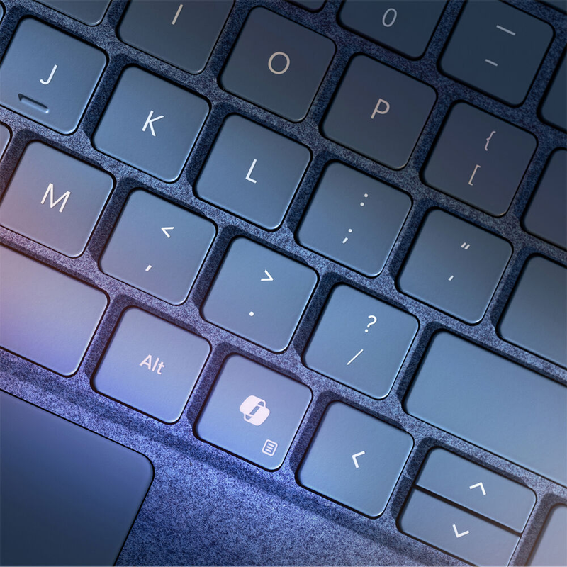 Surface pro keyboard & pen storage platinum-null