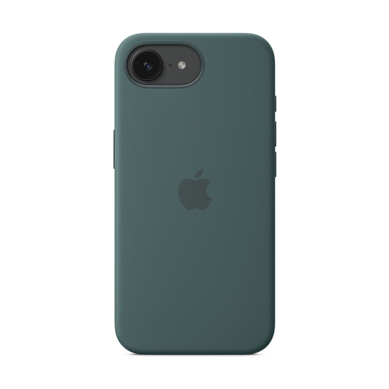 iPhone 16e silicone case lake green-null