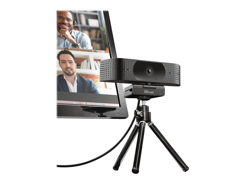 Trust teza - webcam - colour - 3840 x 2160 - 4k - fixed focal - audio - USB 2.0, , medium-null