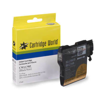 Brother lc985 cw replacement black ink wigig