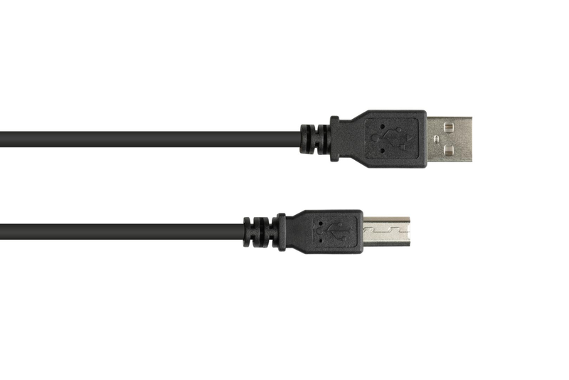 Good connections / USB cable / USB (m) to USB type b (m) / USB 2.0 / 3 m / black-null