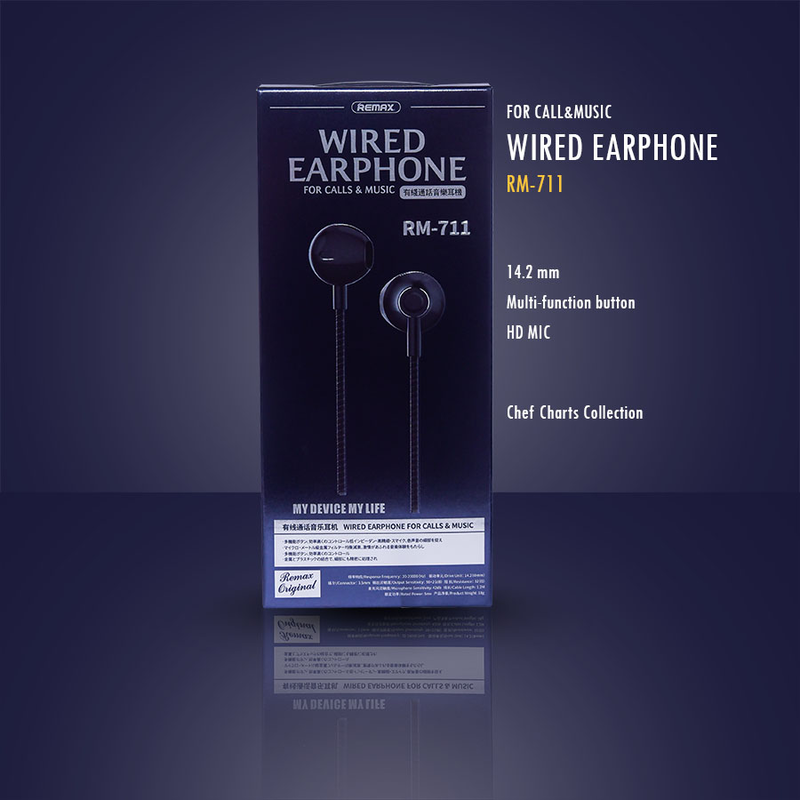 Remax wired headset black, , medium-null