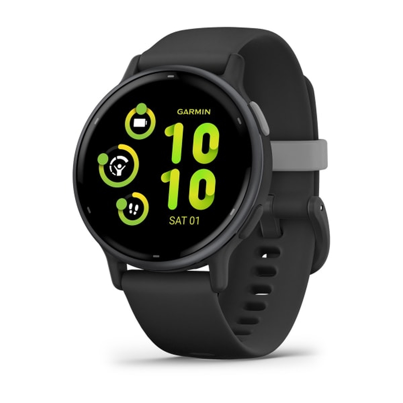 Garmin v&iacute;voactive 5 / black / smart watch with band / silicone / wrist size: 125-190 mm / display 1.2" / 4GB / bluetooth, ant+, Wi-Fi / 26 g, , medium-null