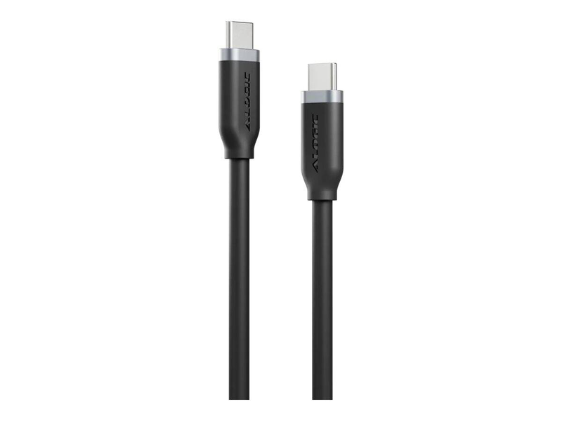 Alogic - USB cable - 24 pin USB-c (m) to 24 pin USB-c (m) - USB 2.0 - 48 v - 5 a - 2 m - USB power delivery (240w) - black-null