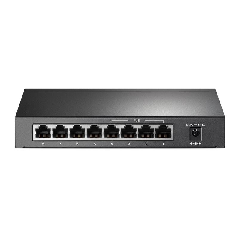 Tp-link tl-sg1008p 8-port gigabit desktop switch with 4-port poe+, , medium-null