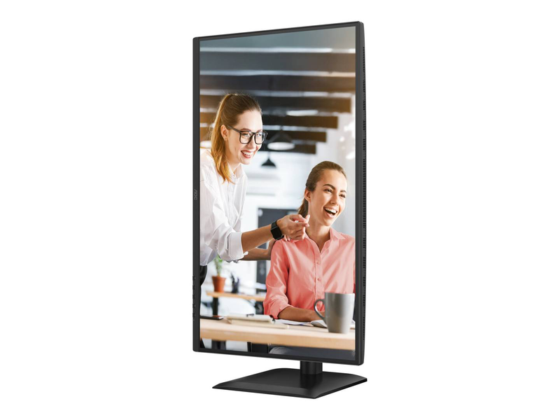Aoc q27e4cv e4 27" ips qhd 2560x1440 120hz monitor USB-c 90w pd HDMI displayport pivot speakers eye care black-null