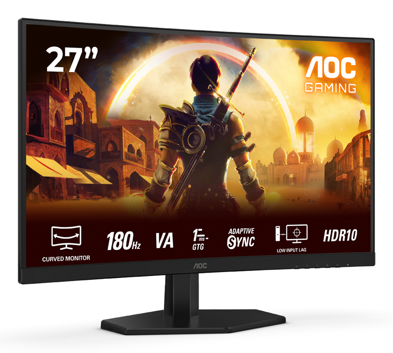 Aoc gaming c27g42e 27" &omicron;&theta;ό&nu;&eta; va curved 180hz hdrFHD1920x1080-null