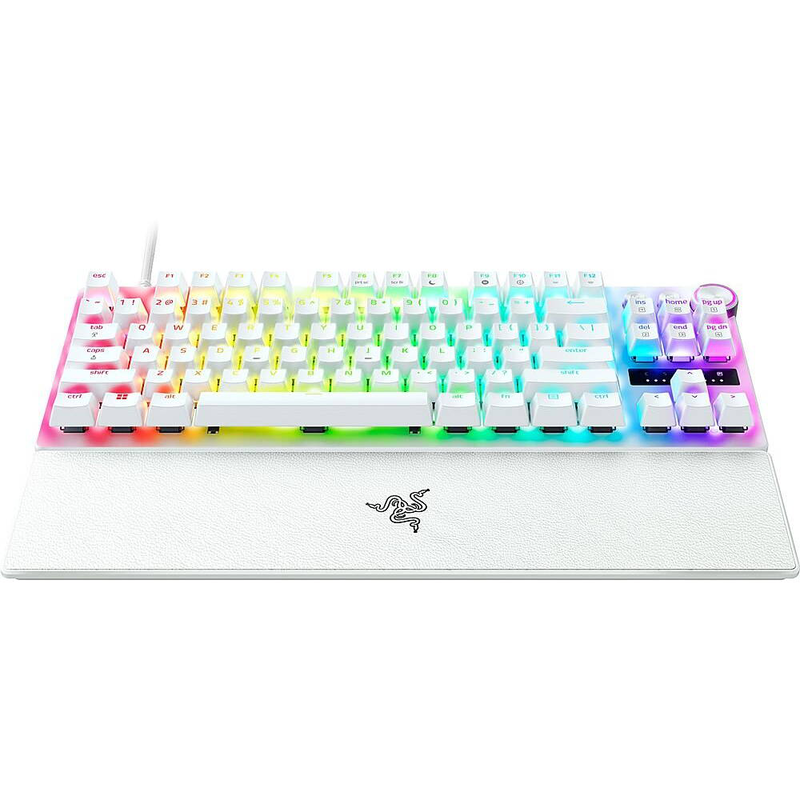 Razer huntsman v3 pro tenkeyless white analog optical gaming keyboard rapid trigger us layout-null