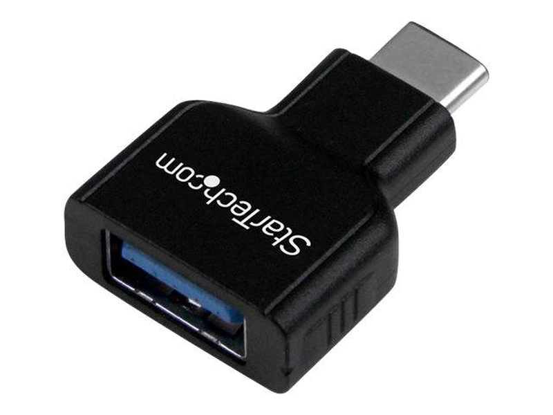 Startech.com USB-c to USB adapter / USB-c to USB-a / USB 3.1 Gen 1 / 5GBps / USB c adapter / USB type c (USB31caadg) / USB adapter / USB-c (m) to USB type a (f) / USB 3.1 / black, , medium-null