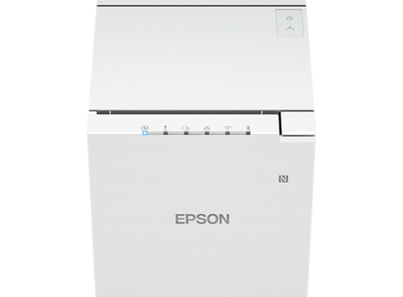 Epson tm-m30III mpos thermal receipt printer 80mm 203dpi 300mm/sec USB-c USB ethernet USB host auto cutter white-null