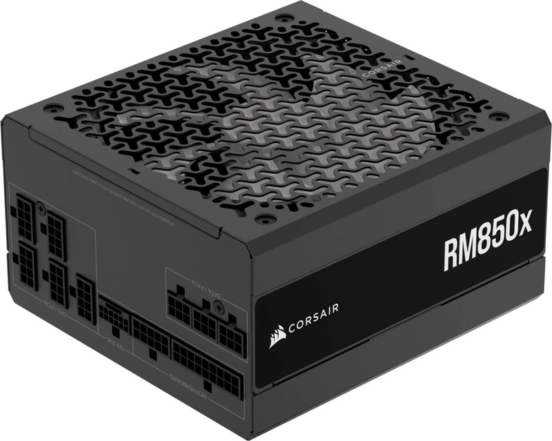 Corsair rm850x rmx series 850w cp-9020270-eu atx 3.1 fully modular power supply cybenetics gold 12v-2x6 black-null