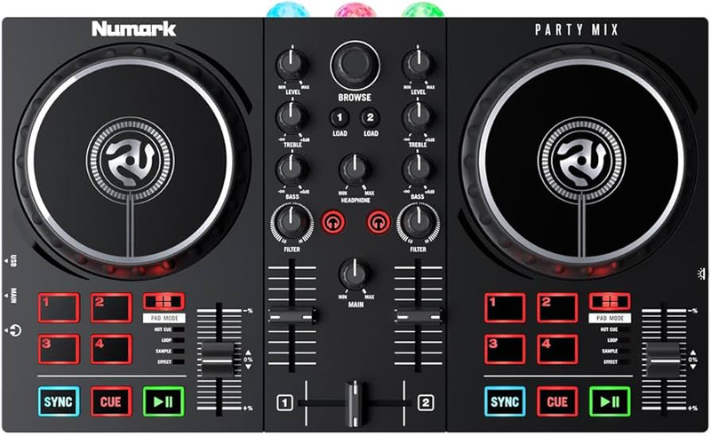 Numark party mix mk-ii dj controller-null