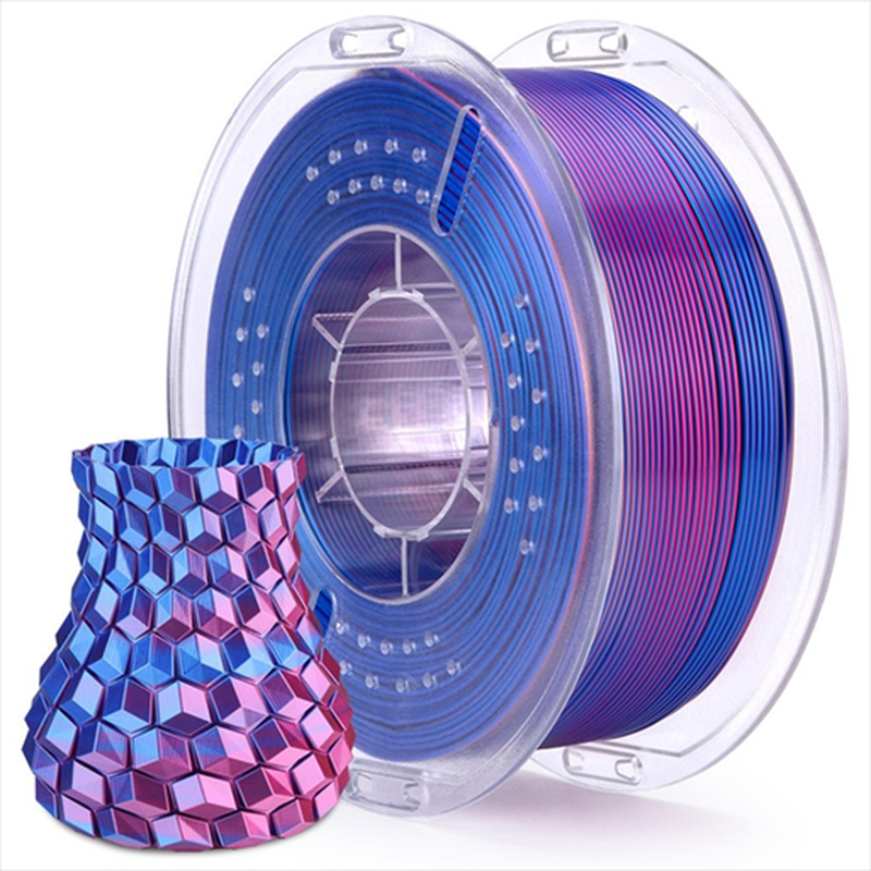 Pla silk elegoo filament 1kg 1.75mm blue purple-null
