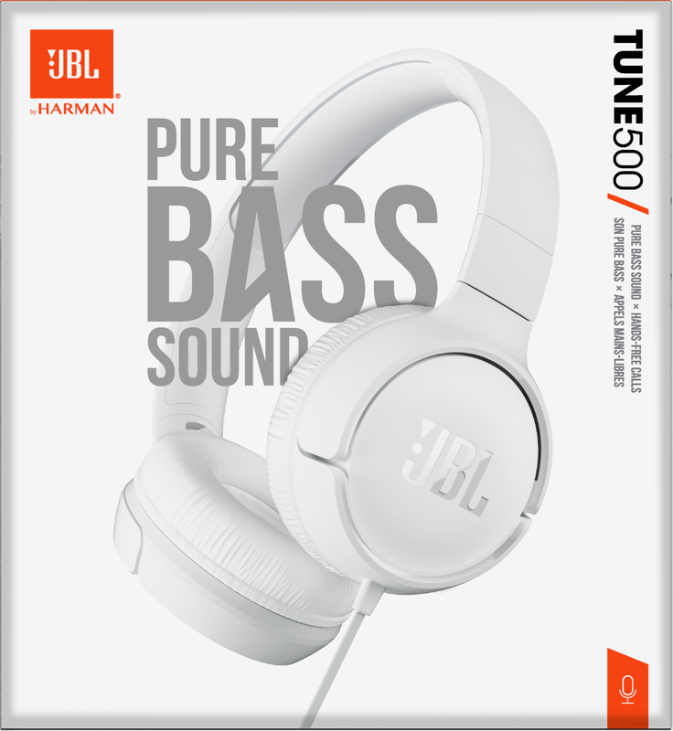 Jbl tune 500 circumaural wireless headphones white-null