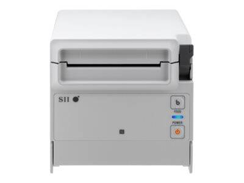 Seiko instruments rp-f10 series - receipt printer - thermal line - roll (8 cm) - 203 dpi - up to 250 mm/sec - USB, USB host - cutter - white, , medium-null