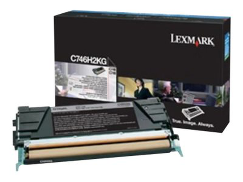Lexmark - black - original - toner cartridge lexmark corporate - for lexmark c746dn, c746dtn, c746n, c748de, c748dte, c748e, , medium-null