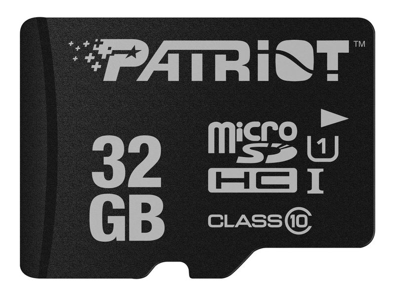 Patriot lx series flash memory card 32GB uhs-i u1 / class10 / microsdhc uhs-i, , medium-null