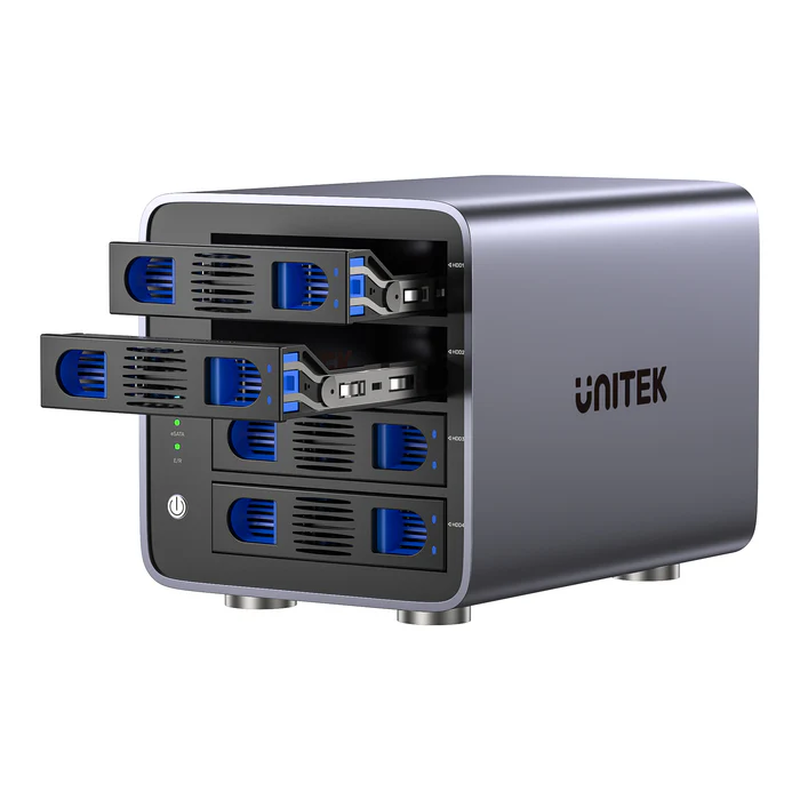 Unitek 4-bay external sata 2.5/3.5 HDD/SSD enclosure with raid USB-a s1301a, , medium-null