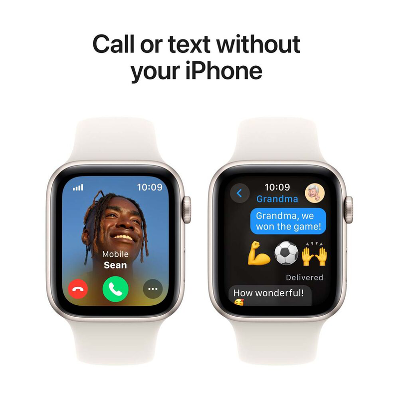 Apple watch se GPS + cellular 40mm starlight aluminum case with starlight sport band-null