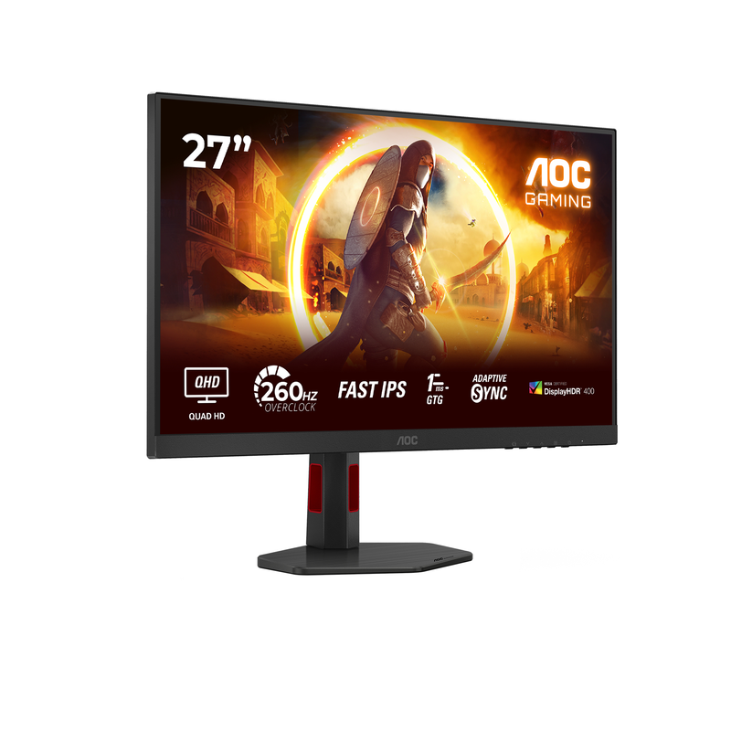 Aoc q27g4zr 27" gaming monitor qhd 240hz-null