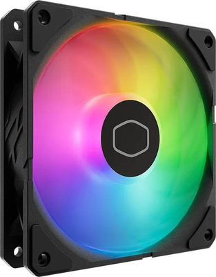 Cooler master sickleflow edge 120 argb, fan, 12 cm, 690 rpm, 2500 rpm, black, , medium