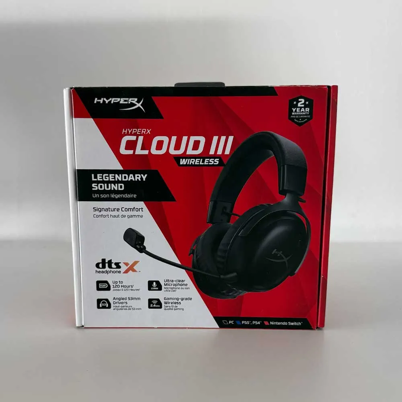 Hyperx cloud III wireless headset black, , medium-null