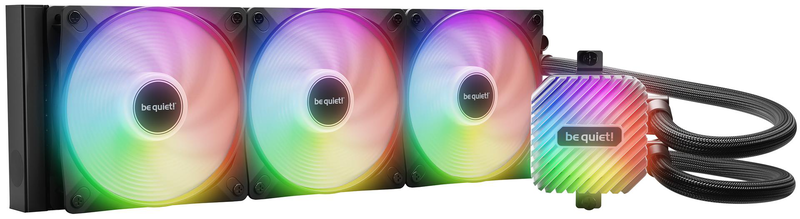 Be quiet! Light loop 360mm argb aio liquid CPU cooler 3x120mm light wings lx fans argb block intel AMD black-null