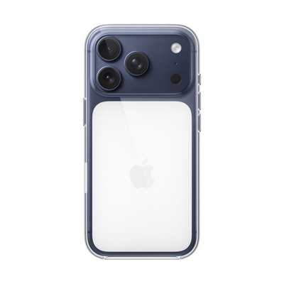 iPhone 17 pro silicone clear case with MagSafe, Transparent, medium