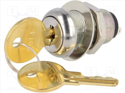 Key switch off-on &oslash;19mm, , medium
