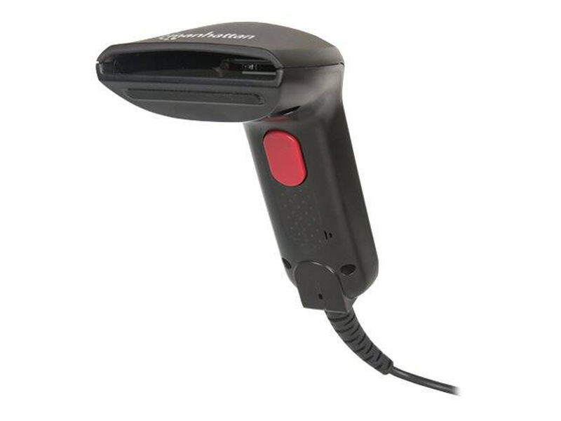 Manhattan contact ccd barcode scanner 178488 1d handheld 60mm scan width 100 scans/sec USB keyboard wedge black-null