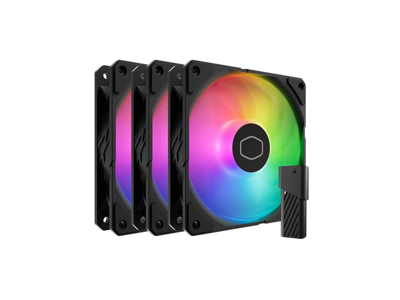 Cooler master sickleflow edge 120 case fan 120 mm / black (pack of 3), , medium-null