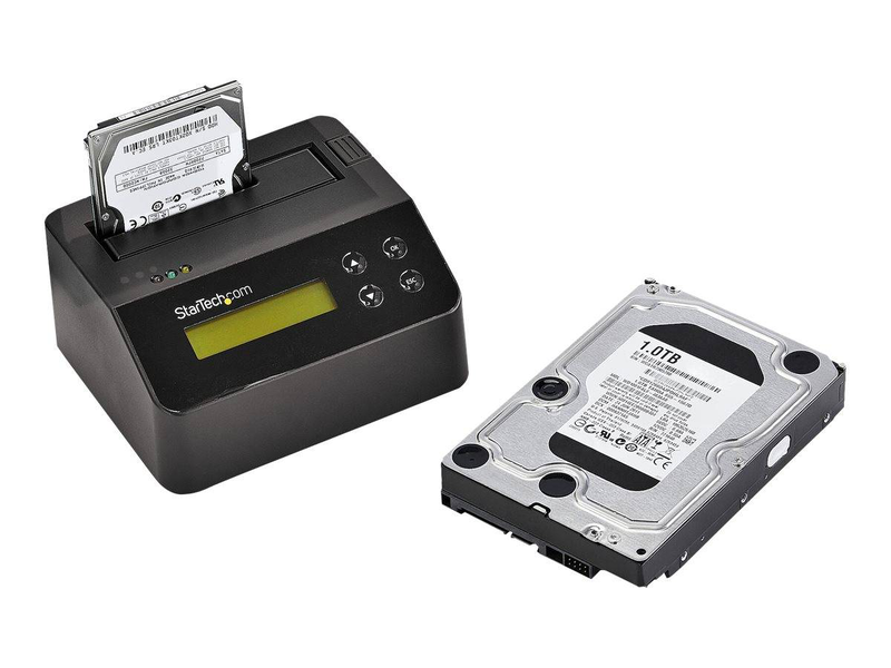 Startech.com sdock1eu3p standalone hard drive eraser dock USB 3.0 for 2.5/3.5 sata HDD SSD 9 erase modes-null