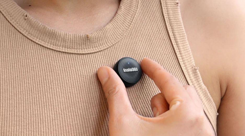 Insta360 microphone Air (1 transmitter, 1 receiver) 10h battery, 300m range, built-in noise reduct-null