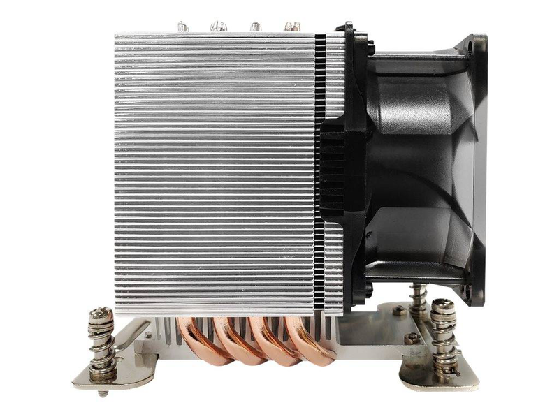 Inter-tech a-35 88885512 3u active CPU cooler AMD sp3 tr4 225w tdp 80mm pwm fan server epyc threadripper silver-null